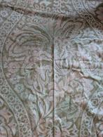 Groot vintage gordijn – 206x234 cm – paisley bloemenpatroon, Gebruikt, 200 cm of meer, Crème, Vintage