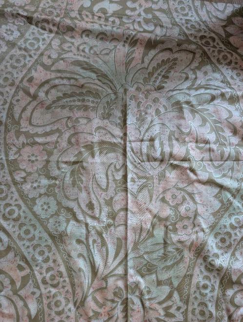 Groot vintage gordijn – 206x234 cm – paisley bloemenpatroon, Huis en Inrichting, Stoffering | Gordijnen en Lamellen, Gebruikt