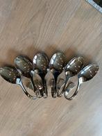 Zes zilverkleurige amuse lepels, Huis en Inrichting, Ophalen, Zo goed als nieuw, Zilver