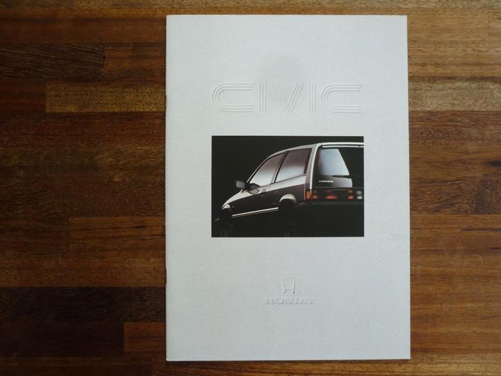 Honda Civic 3-deurs/Shuttle/4WD (1986), Boeken, Auto's | Folders en Tijdschriften, Nieuw, Honda, Ophalen of Verzenden