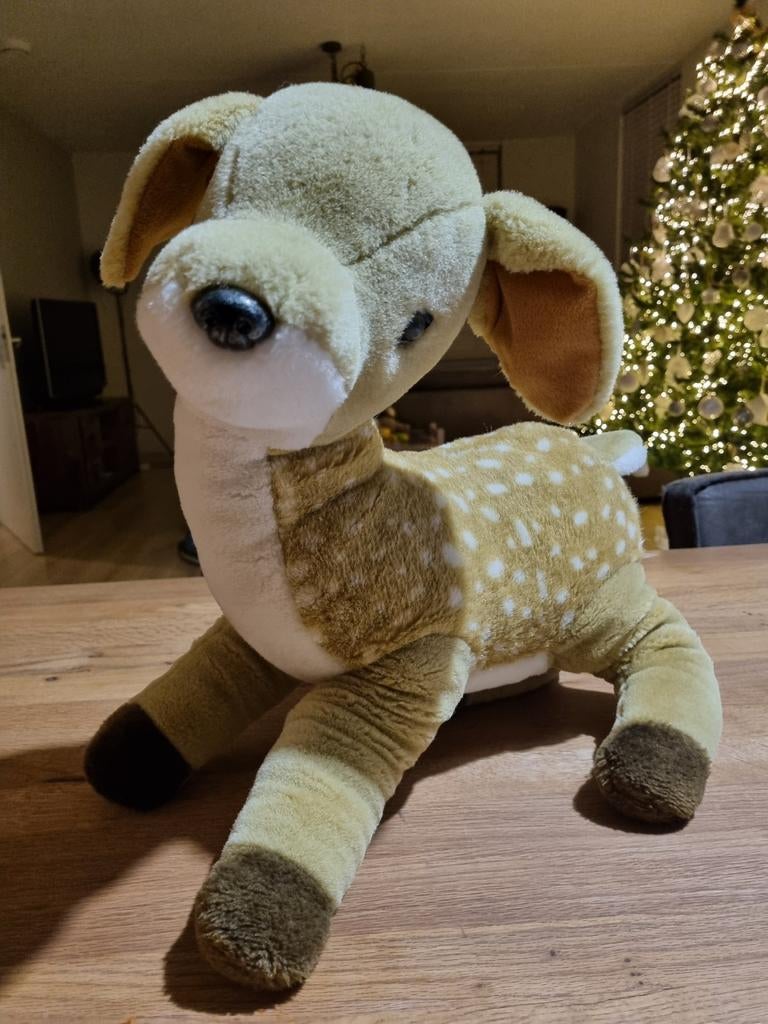 Grote Knuffel Hert - Bosdieren Collectie, Kinderen en Baby's, Speelgoed | Knuffels en Pluche, Ophalen of Verzenden, Zo goed als nieuw