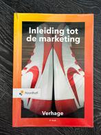 Bronis Verhage - Inleiding tot de marketing, Ophalen of Verzenden, Bronis Verhage, Management, Zo goed als nieuw