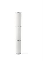IKEA VIDJA Staande Lamp - Wit, 138cm, Huis en Inrichting, Lampen | Vloerlampen, Ophalen, Gebruikt, Stof, 100 tot 150 cm
