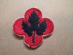 WWII US 43rd Infantry Division patch, Verzenden, Amerika, Embleem of Badge