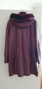 Bordeauxrode leren dames jas, Ophalen of Verzenden, Zo goed als nieuw, Maat 46/48 (XL) of groter, Overige kleuren