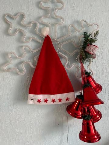 kerstmutsen met lichtjes € 2.00 beschikbaar voor biedingen