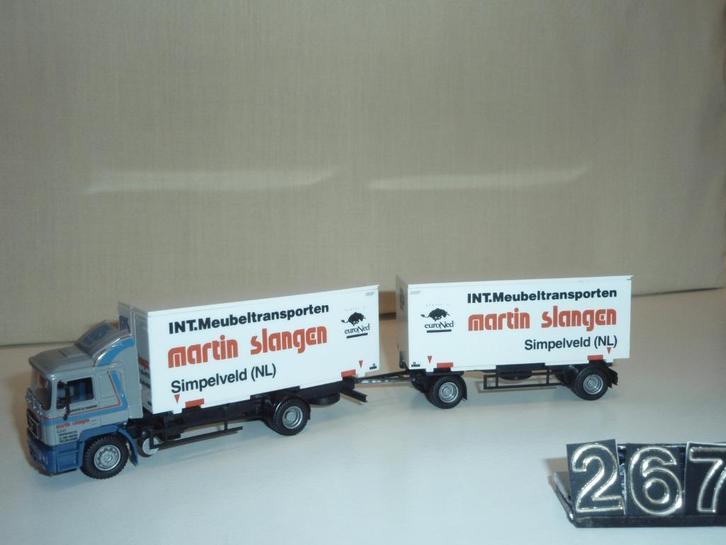 Te koop modelauto: man -motorwagen aanhanger- martin slangen, Verzamelen, Automerken, Motoren en Formule 1, Nieuw, Auto's, Ophalen of Verzenden