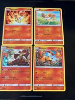 Pokémon Fennekin Evolutie Set Forbidden Light, Ophalen of Verzenden, Zo goed als nieuw, Meerdere kaarten, Foil