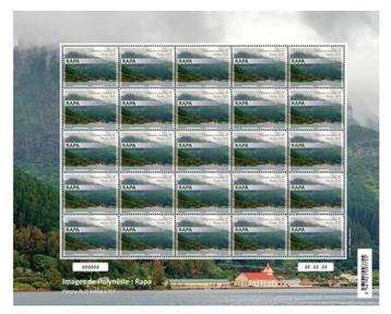 Jaar 2025 Frans Polynesië. Feuille Rapa avec 25 timbres. beschikbaar voor biedingen