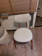 Stoel met teddy stof nieuw, Wit, Nieuw, Ophalen of Verzenden, Eén