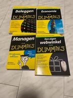 5 Boeken van de Voor Dummies serie, Ophalen of Verzenden, Zo goed als nieuw, Economie en Marketing
