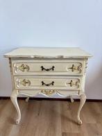 Side (toilet) table of kastje met laatjes op ouderwetse poot, Ophalen, 50 tot 100 cm, Zo goed als nieuw, Vintage - Eclectisch, Marie-Antoinette