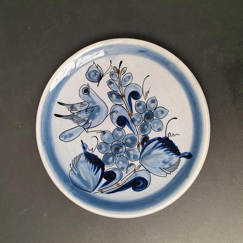 Mexicaans Keramiek Bord - Vogel & Bloem, Antiek en Kunst, Antiek | Keramiek en Aardewerk, Ophalen