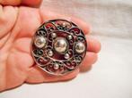 Fraaie oude zilveren broche, Sieraden, Tassen en Uiterlijk, Antieke sieraden, Verzenden, Zilver, Broche