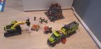 Lego 60124 vulkaanonderzoeksbasis, Kinderen en Baby's, Speelgoed | Duplo en Lego, Ophalen of Verzenden, Zo goed als nieuw, Complete set