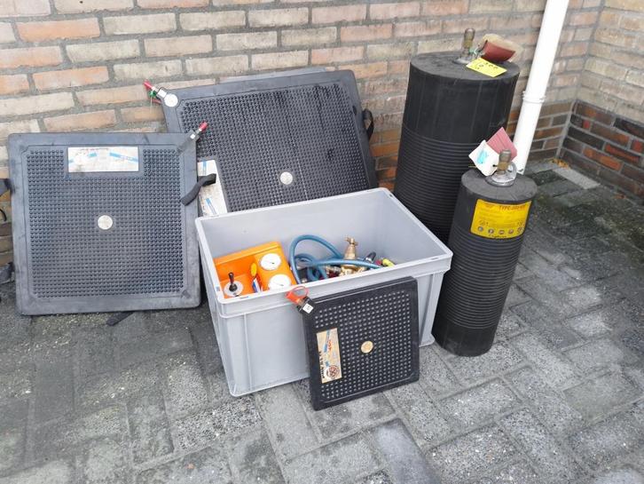Krik hefkussen Holmatro liftbalg 30T resque hefset buisstop, Auto diversen, Krikken, Zo goed als nieuw, Luchtkussenkrik, Pneumatisch