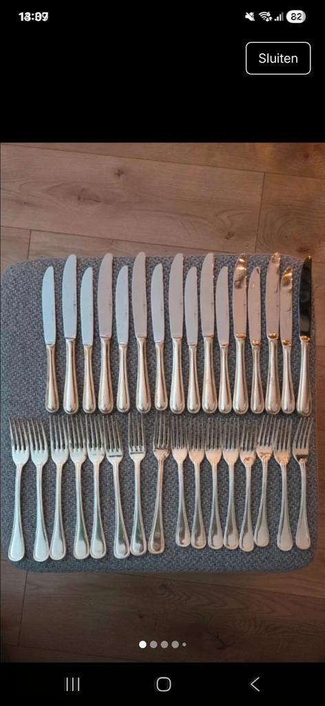 Verzilverd Bestekset Williams&Roberts (150), Antiek en Kunst, Antiek | Bestek, Ophalen of Verzenden