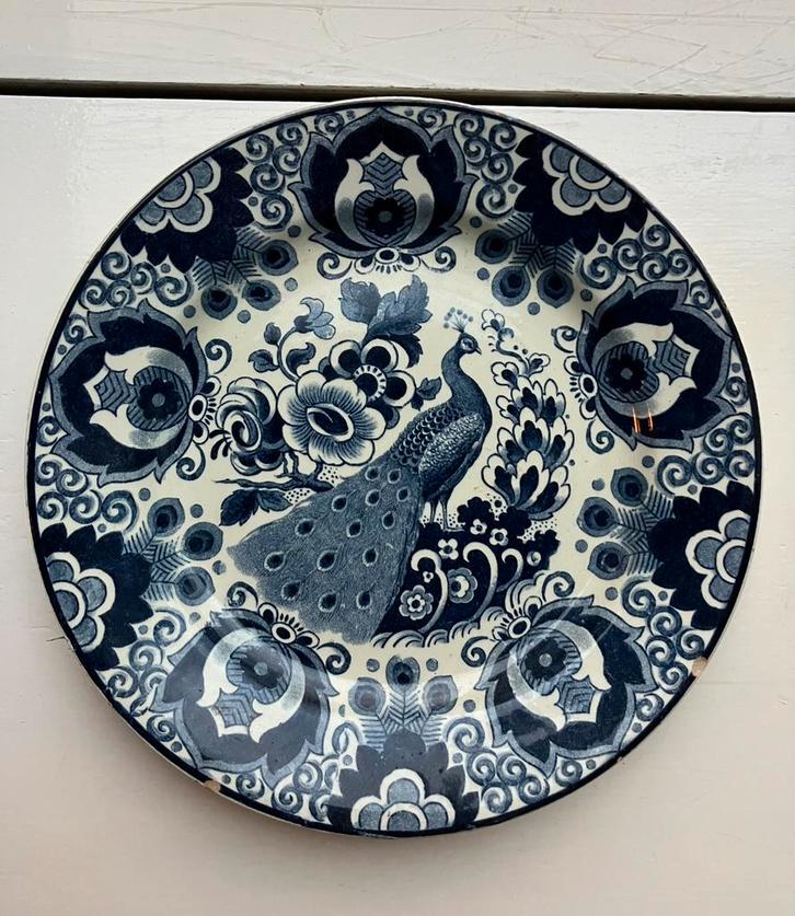 Pauw - ‘Haarlem’ van societe Ceramique Maastricht, Antiek en Kunst, Antiek | Wandborden en Tegels, Ophalen of Verzenden