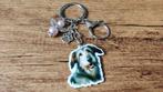 (Sleutel) Hanger Wolfshond groot met beschermengeltje, Verzenden, Nieuw, Hanger