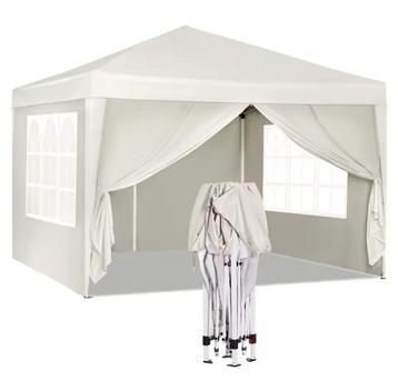 Easy up partytent 3x3 beige beschikbaar voor biedingen