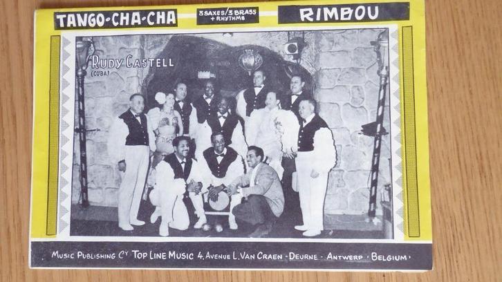 Tango-Cha Cha en Rimbou  for 3 Saxes/ 3 Brass +Rhytms, Muziek en Instrumenten, Bladmuziek, Gebruikt, Artiest of Componist, Basgitaar