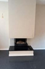 Openhaard met dubbelwandige kachelpijp, Ophalen, Gebruikt, Vrijstaande haard, Houthaard