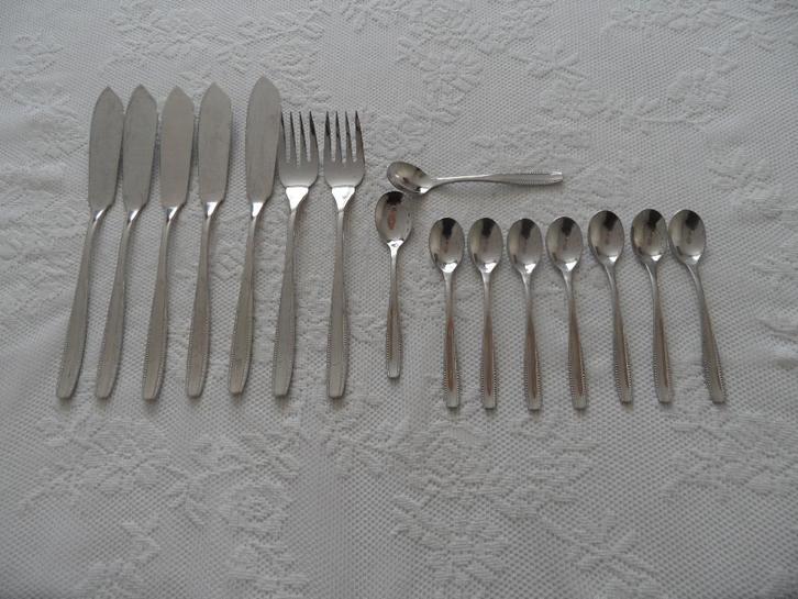 sola elite parelrand (perle romantica) bestekaanvulling, Antiek en Kunst, Antiek | Bestek, Ophalen of Verzenden