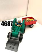 Lego Duplo 4687  -   Tractor met Aanhanger, Duplo, Gebruikt, Ophalen of Verzenden