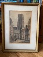 Kleuren ets van Marinus Jansen, Ophalen of Verzenden