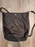 Bruine leren schoudertas gianni chiarini, Sieraden, Tassen en Uiterlijk, Ophalen of Verzenden, Zo goed als nieuw, Bruin, Schoudertasje