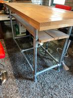 Industri
le Statafel Stamtafel Mancave, Huis en Inrichting, Tafels | Statafels, Ophalen of Verzenden, Gebruikt
