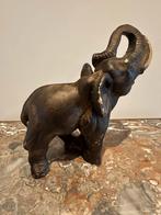 Gipsen Olifant Beeld - 20cm, Antiek en Kunst, Kunst | Beelden en Houtsnijwerken, Ophalen of Verzenden