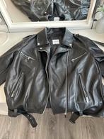 leather jacket, Maat 48/50 (M), Zwart, Nieuw, Ophalen of Verzenden