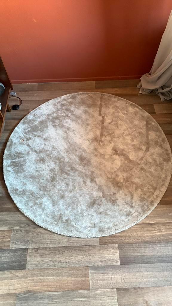 Japandi/Scandinavisch vloerkleed (140cm), Huis en Inrichting, Stoffering | Tapijten en Kleden, Zo goed als nieuw, 100 tot 150 cm