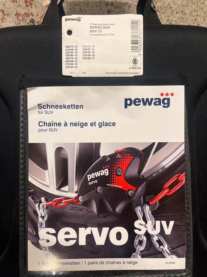 Pewag Servo RSV 73 Sneeuwkettingen, Auto diversen, Sneeuwkettingen, Nieuw, Ophalen