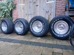 5 SET American Racing Chevy 5x127 Wolfrace Turbine 5x4,75, Ophalen, 15 inch, All Season, Band(en)