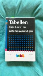 Tabellen voor bouw en waterbouwkundigen, Boeken, Overige niveaus, Nederlands, Zo goed als nieuw, Ophalen