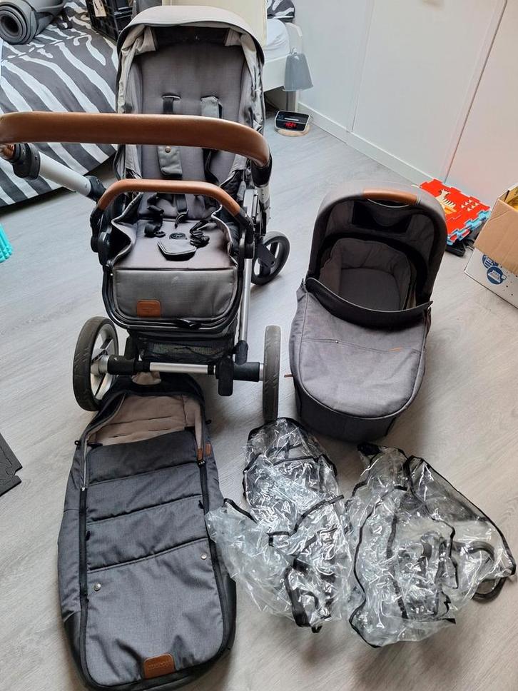 Mutsy nio complete kinderwagen zet incl autostoel adapter, Kinderen en Baby's, Kinderwagens en Combinaties, Gebruikt, Combiwagen