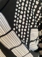 J225 Expresso maat 42/44=L jurkje jurk zwart wit grijs, Kleding | Dames, Expresso, Wit, Maat 42/44 (L), Ophalen of Verzenden