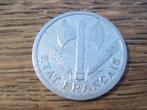 Oorlogsgeld WW2, Vichy-Frankrijk 2 Francs 1943 #590, Verzenden, Frankrijk, Losse munt