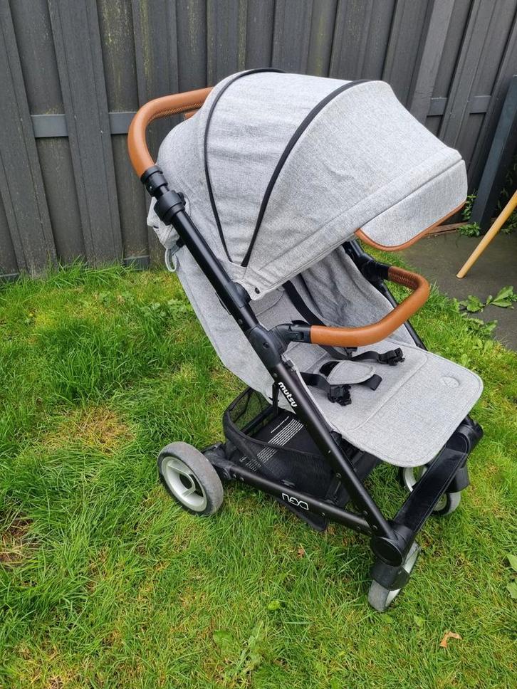 Mutsy Nexo Buggy Compleet met Accessoires!, Kinderen en Baby's, Buggy's, Zo goed als nieuw, Overige merken, Regenhoes, Verstelbare rugleuning