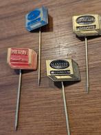 Sp 612 Vintage Kaas & Vlees speldjes Set van 4, Verzamelen, Speldjes, Pins en Buttons, Ophalen of Verzenden, Gebruikt