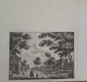 27 / Wateringe - Wateringen Kopergravure ca 1790 beschikbaar voor biedingen