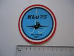 sticker KLU 75 Leger luchtmacht vliegtuig piloot f16 f-16, Verzamelen, Stickers, Verzenden