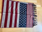 USA omslagdoek bordo marine, Ophalen of Verzenden, Zo goed als nieuw, Sjaal