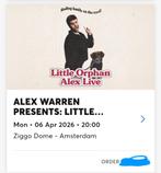 2x VIP sta-plaatsen Alex Warren 06-04-2026, Tickets en Kaartjes, Twee personen, April