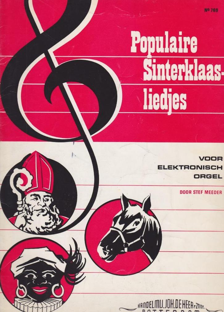 STEF MEEDER - POPULAIRE SINTERKLAASLIEDJES, Muziek en Instrumenten, Bladmuziek, Gebruikt, Artiest of Componist, Populair, Ophalen of Verzenden