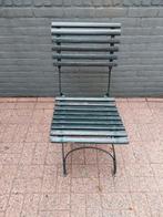 Frans bistro stoeltje, Tuin en Terras, Ophalen, Gebruikt, Metaal, Inklapbaar