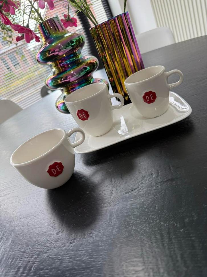 DE Koffie Servies - Diverse Kopjes en Schotels, Huis en Inrichting, Keuken | Servies, Gebruikt, Kop(pen) en/of Schotel(s), Effen
