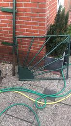 Leuke poort hekje incl paal en sluiting hek aan paal, Tuin en Terras, Ophalen, Zo goed als nieuw, IJzer